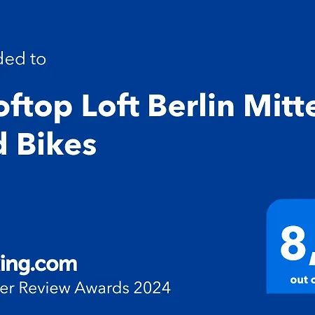 Lejlighed Rooftop Loft Mitte And Bikes *
